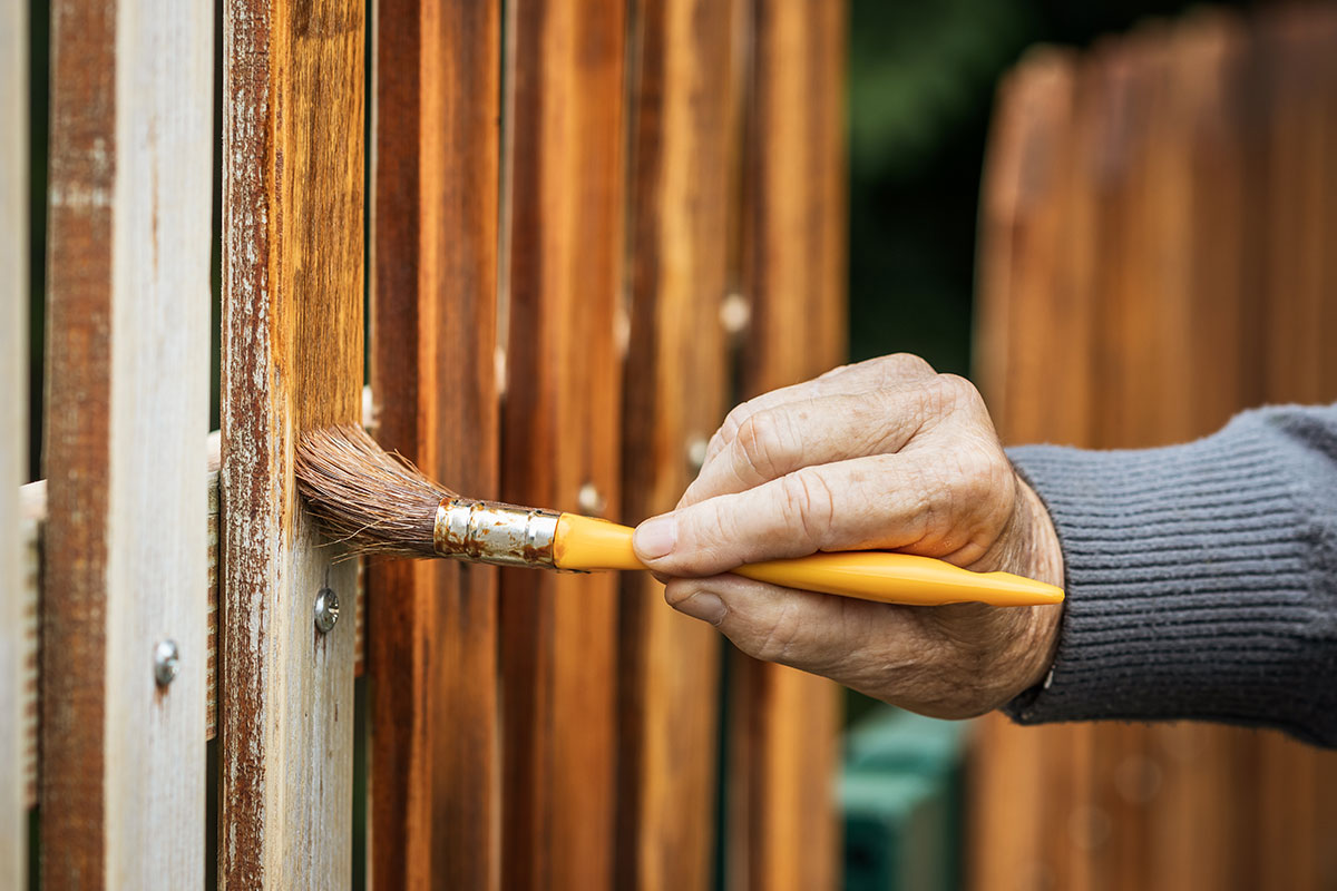 All Seasons Painting Fence Painting Application