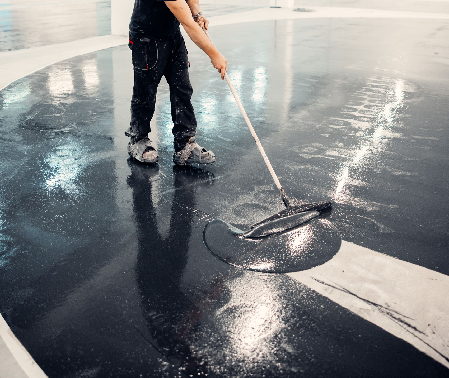 All Seasons Painting Epoxy Flooring Room